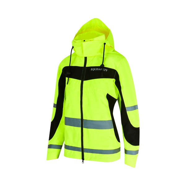 equisafety Equisafety Lightweight Waterproof Hi Vis Jacket - Yellow