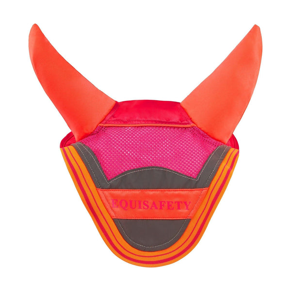 equisafety Equisafety Multi Coloured Acoustic Horse Ears - Pink/Orange