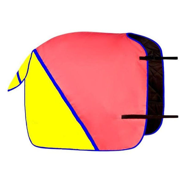 equisafety Equisafety Multi Coloured Waterproof Hi Viz Horse Sheet - Pink/yellow