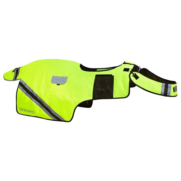 equisafety Equisafety NEW Horse Exercise Sheet Wraparound Rug - Yellow