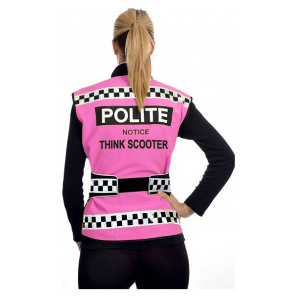 equisafety Equisafety POLITE Think Scooter Hi Vis Waistcoat - PINK