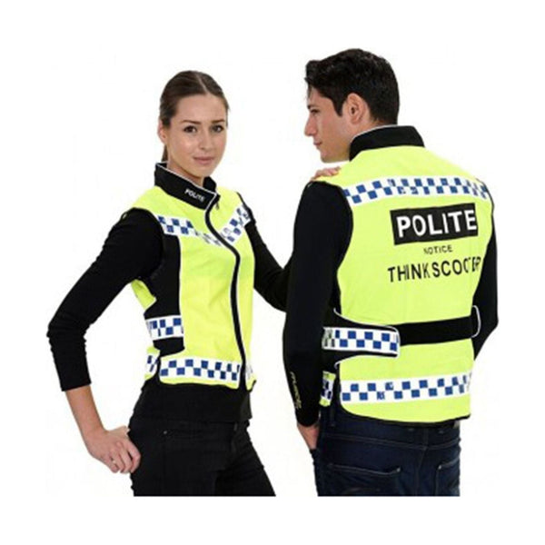 equisafety Equisafety POLITE Think Scooter Hi Vis Waistcoat YELLOW