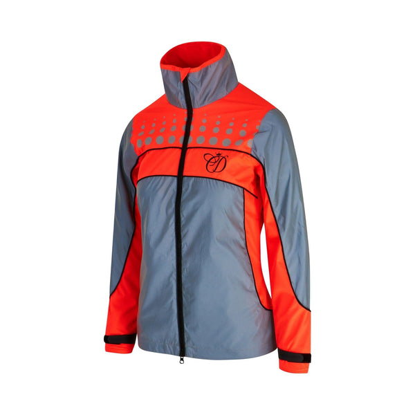 equisafety Equisafety Reflective Mercury Riding Jacket -RED/ORANGE