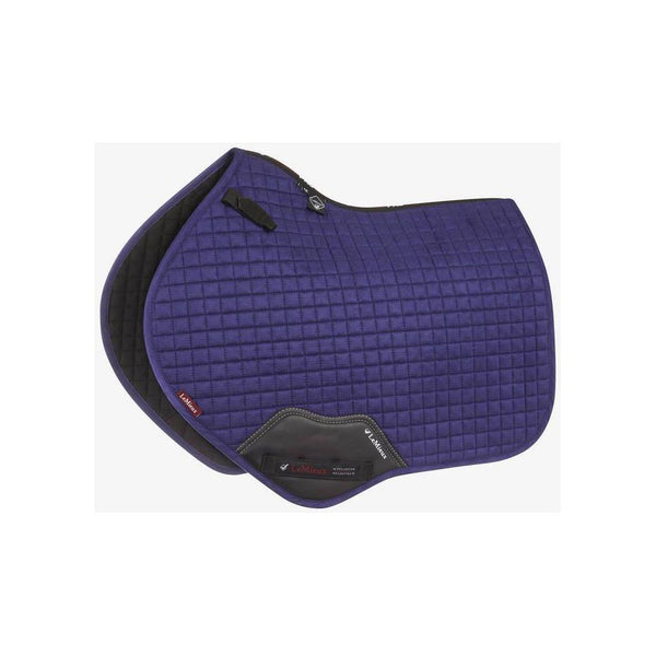 equisafety Suede Close Contact Square Ink Blue