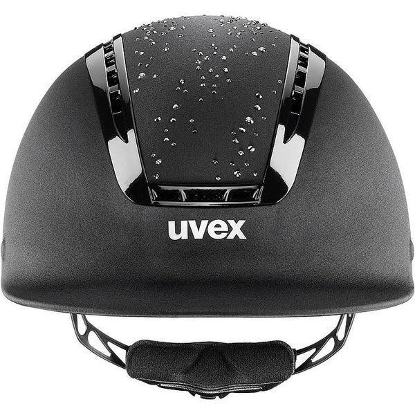 equisafety UVEX suxxeed diamond Riding Hat - black