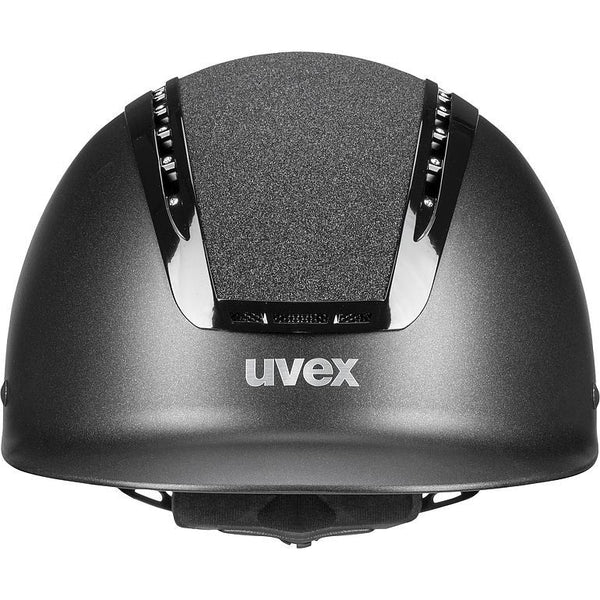 equisafety UVEX suxxeed starshine Riding Hat - black