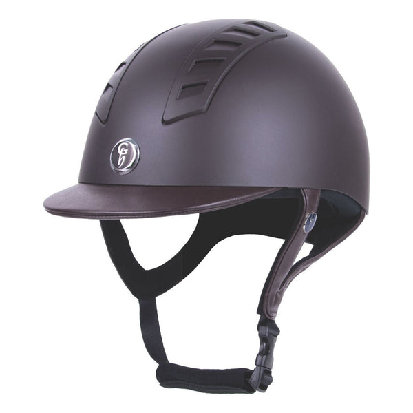 equisafety Gatehouse Chelsea Air Flow Pro - Riding Hat - Matt Brown