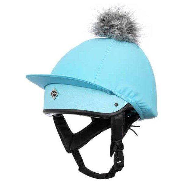equisafety Harlow JS1 Pro Jockey Skull - Pastel Blue LAST ONE