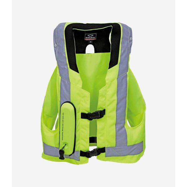 equisafety Hit Air MLV2 with Back Padding - Hi Vis Yellow