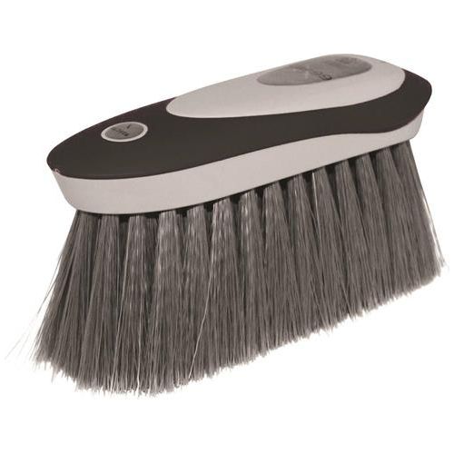 equisafety KBF99 Antibacterial Dandy Brush Long Fibre Black/Grey