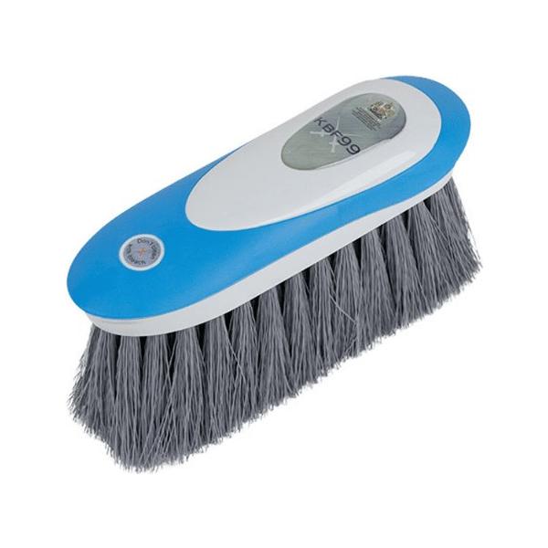 equisafety KBF99 Antibacterial Dandy Brush Long Fibre Blue