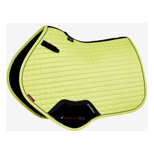 equisafety Le Mieux Suede Close Contact Square - Kiwi