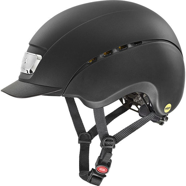 equisafety UVEX elexxion MIPS Riding Hat - black matt