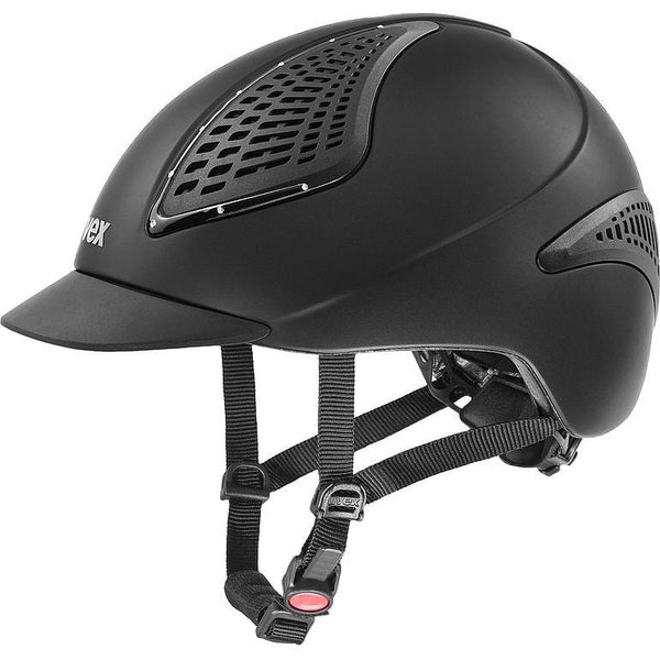 equisafety UVEX exxential II glamour Riding Hat - black matt