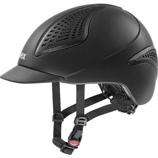 equisafety UVEX exxential III Riding Hat - black matt