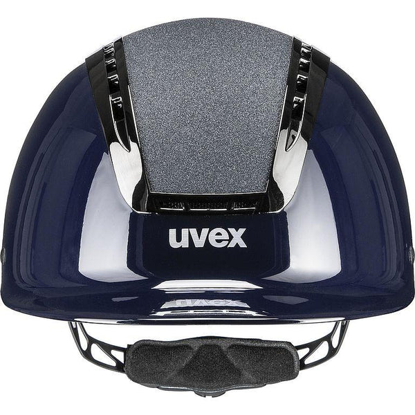 equisafety UVEX suxxeed blaze Riding Hat - navy shiny