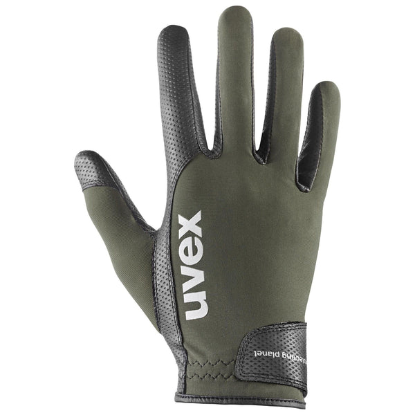 equisafety UVEX vida planet Riding Gloves - black/olive