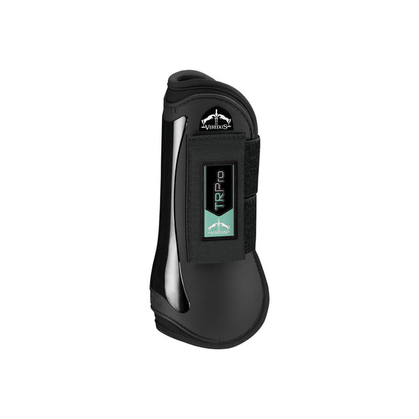 equisafety Verdus TR PRO Tendon Boot - Horse Front Leg - Black