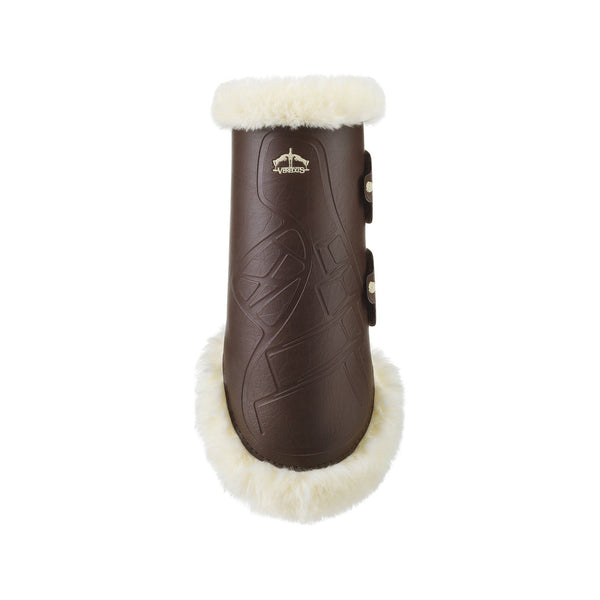 equisafety Verdus TR PRO Training Boot - Horse Front Leg - Techno Sheepskin - Brown