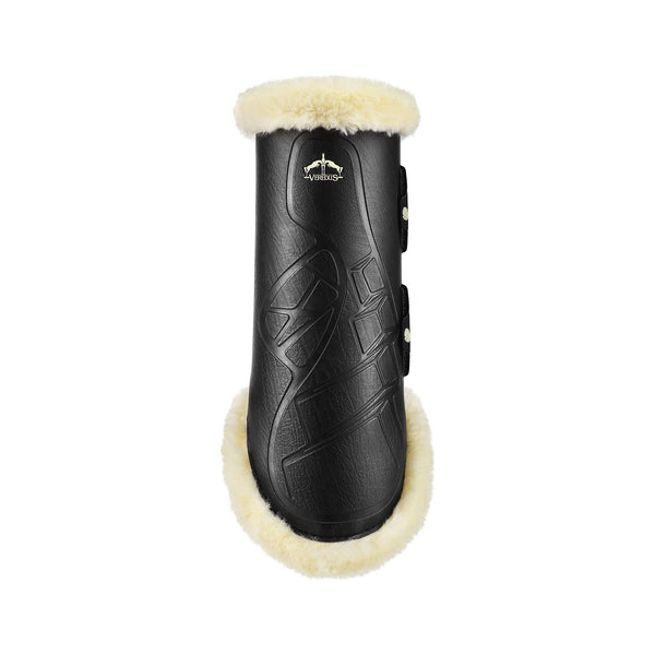 equisafety Verdus TRS Fetlock Boot - Horse Rear Leg - Techno Sheepskin - Black