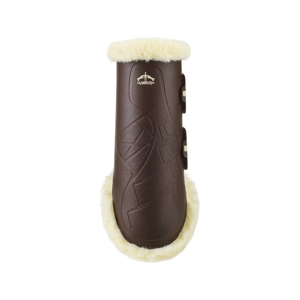 equisafety Verdus TRS Fetlock Boot - Horse Rear Leg - Techno Sheepskin - Brown