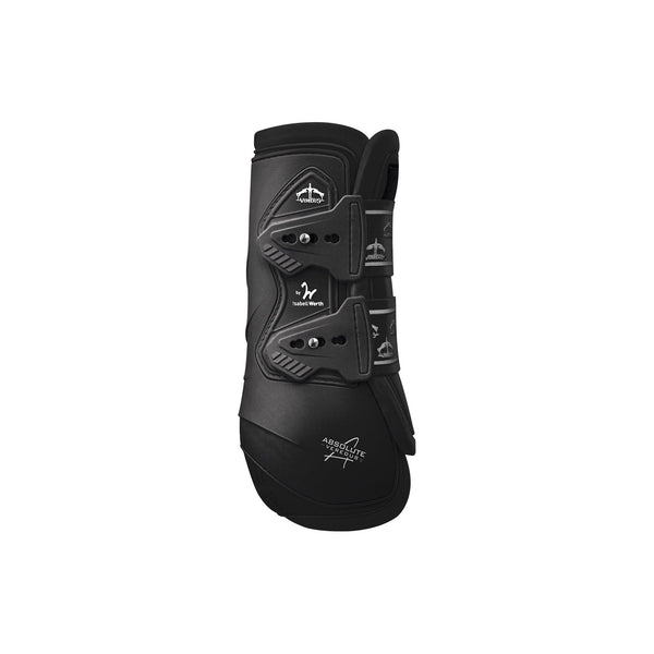 equisafety Veredus Absolute Front Leg Elastic Horse Brushing Boot - Lightweight/Breathable -Black