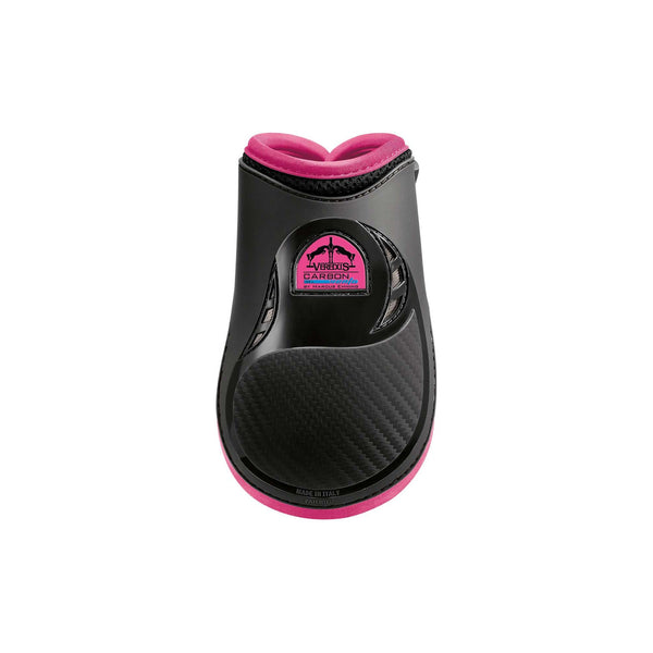 equisafety Veredus Carbon Gel Vento Rear Leg Fetlock Boot - Double Ventilation - Black/Pink