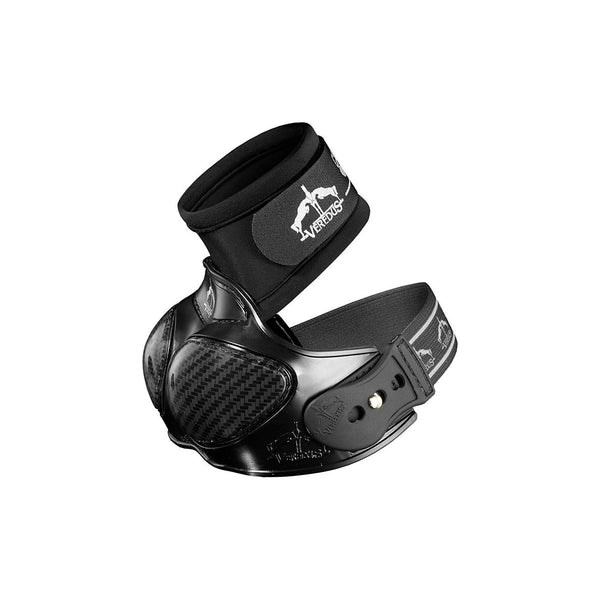 equisafety Veredus Carbon Shield Overreach Boots- Heel Protection - Black