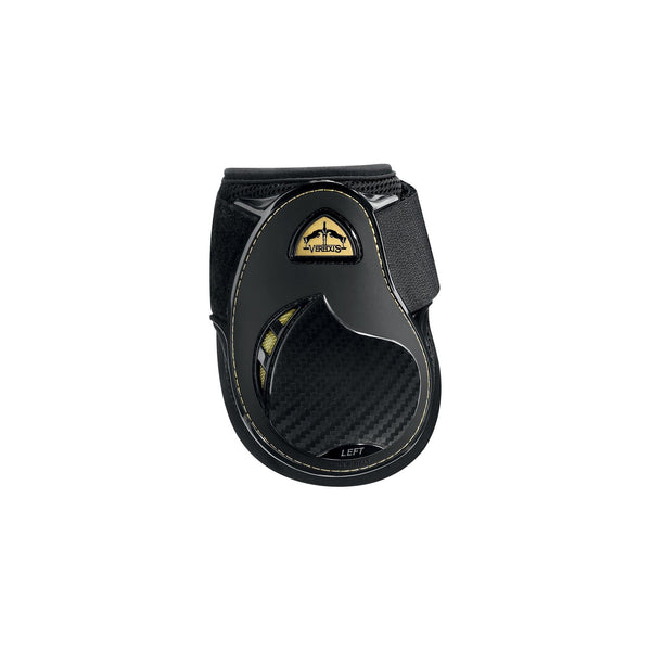equisafety Veredus Grand Slam Young Jump Fetlock Boots - Young Horse - Black/Gold