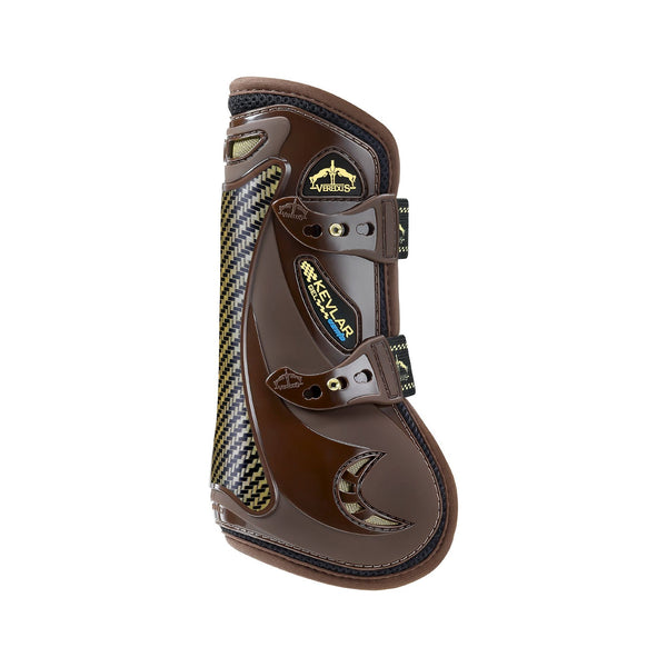 equisafety Veredus Kevelar Gel Vento Front Leg - Horse -Tendon Boot - Brown
