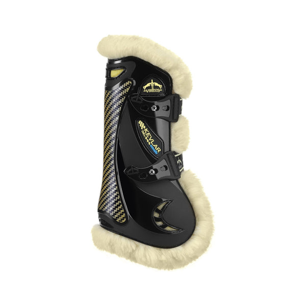 equisafety Veredus Kevlar Gel Vento Tendon Boots - Front leg - Horse - Black