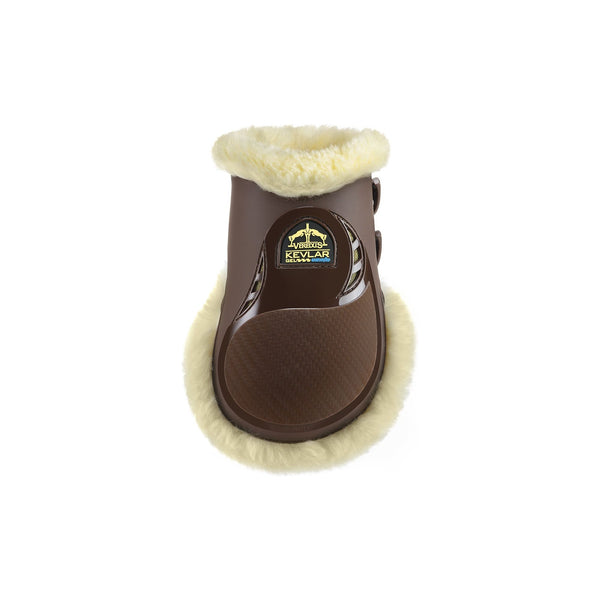 equisafety Veredus Kevlar Gel Vento Tendon Boots - Rear leg - Horse - Brown