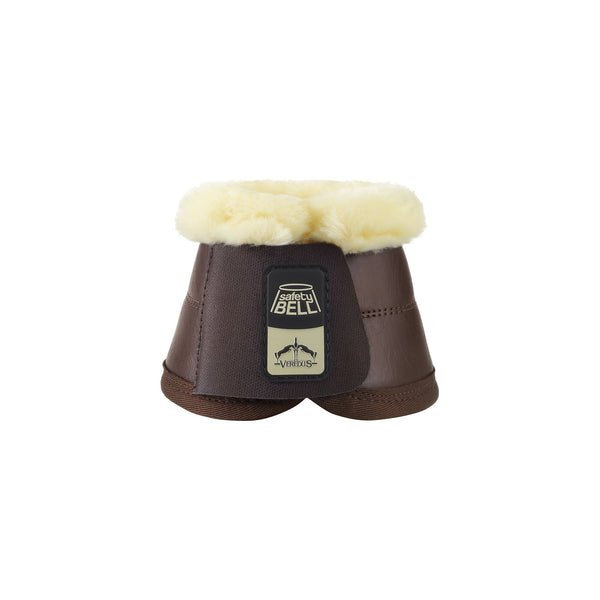 equisafety Veredus Safety Overreach Boot - Techno Shhepskin - Horse Front Leg - Heel Protection - Brown