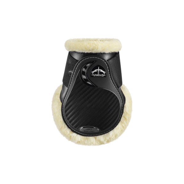 equisafety Veredus TRC Vento - Fetlock Boot - Horse Rear Leg -Techno Sheepskin - Black