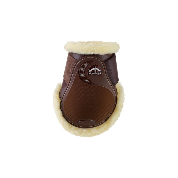 equisafety Veredus TRC Vento - Fetlock Boot - Horse Rear Leg - Techno Sheepskin - Brown