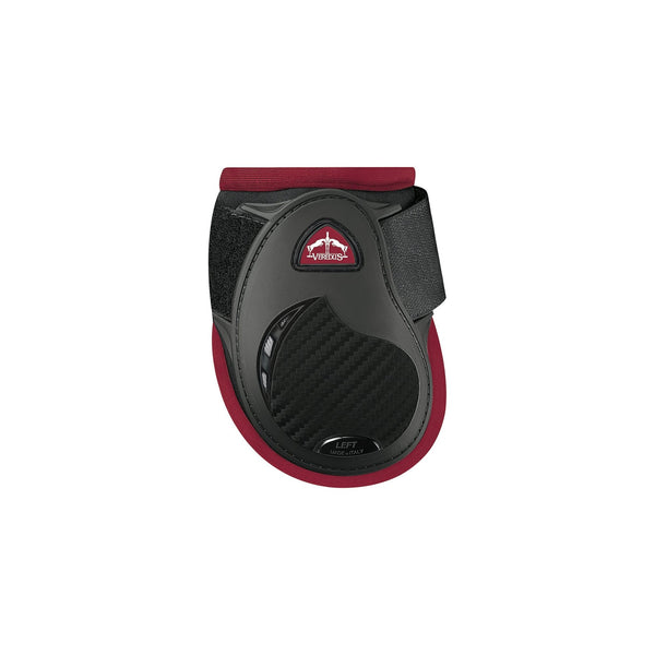 equisafety Veredus Young Jump Vento Fetlock Boot - Black/Bordeaux