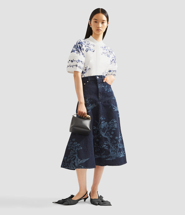 Erdem A-Line Midi Skirt