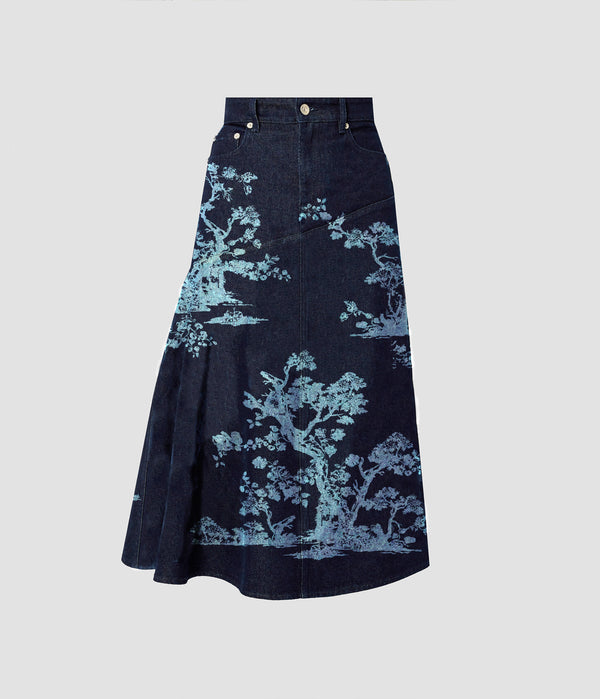 erdem A-Line Midi Skirt