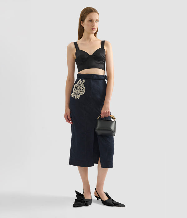 Erdem A Line Midi Skirt