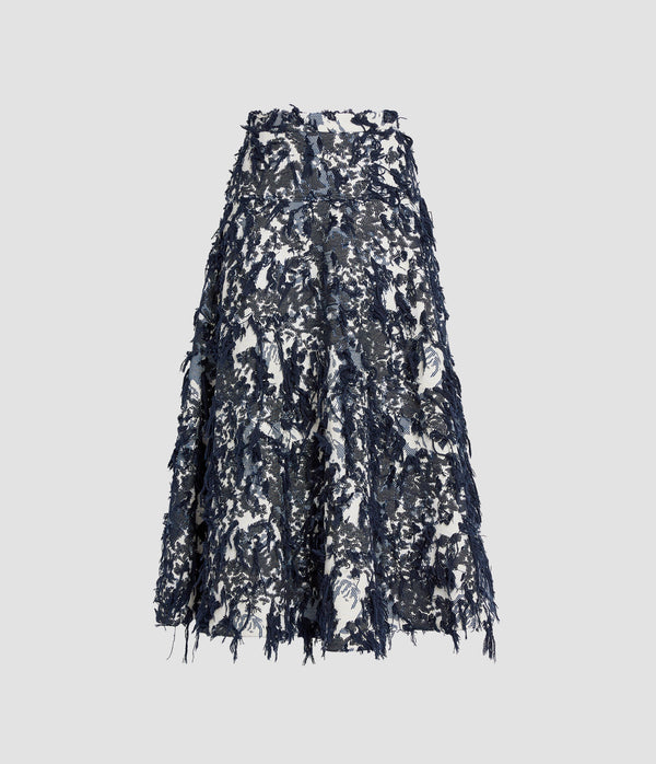 erdem A-Line Midi Skirt