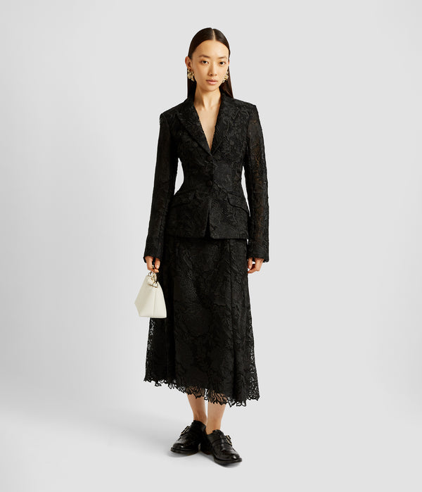 Erdem A-Line Midi Skirt