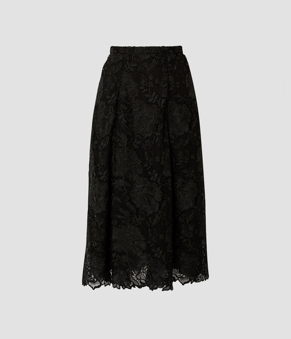 erdem A-Line Midi Skirt