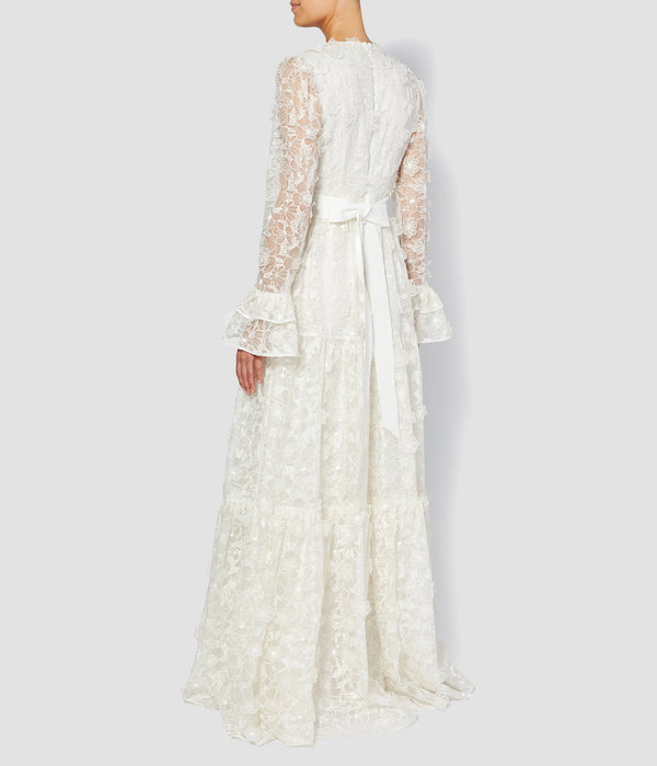 Erdem Alvaro Gown 3D Cutwork Organza