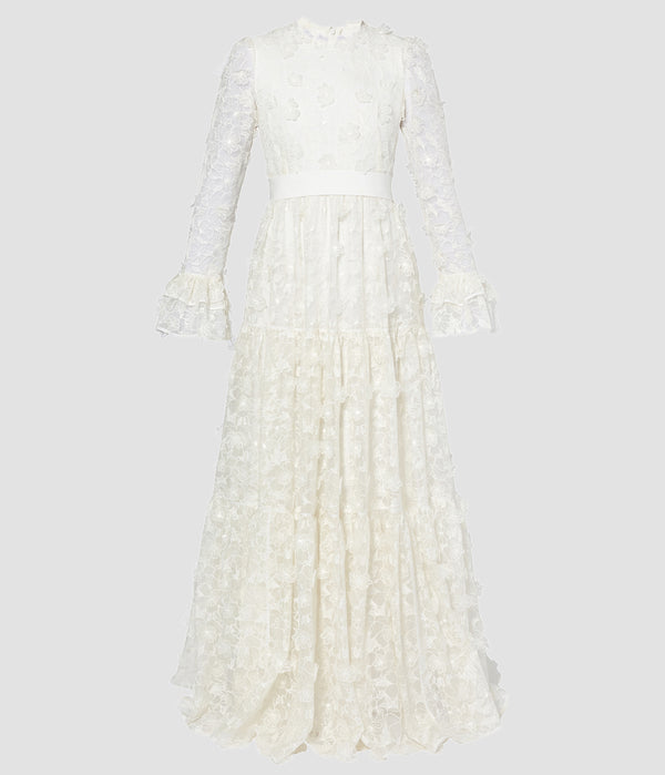 erdem Alvaro Gown 3D Cutwork Organza