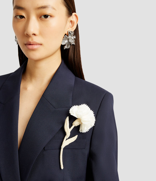 Erdem Beaded Carnation Brooch