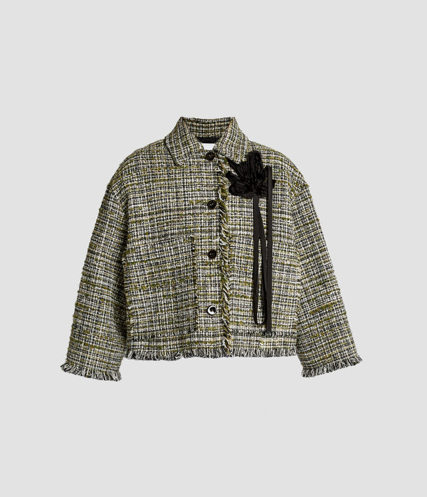 erdem Boxy Crop Jacket