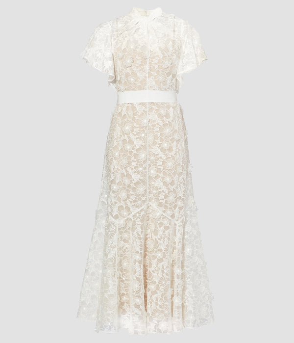 erdem Celestina Dress 3D Cutwork Organza