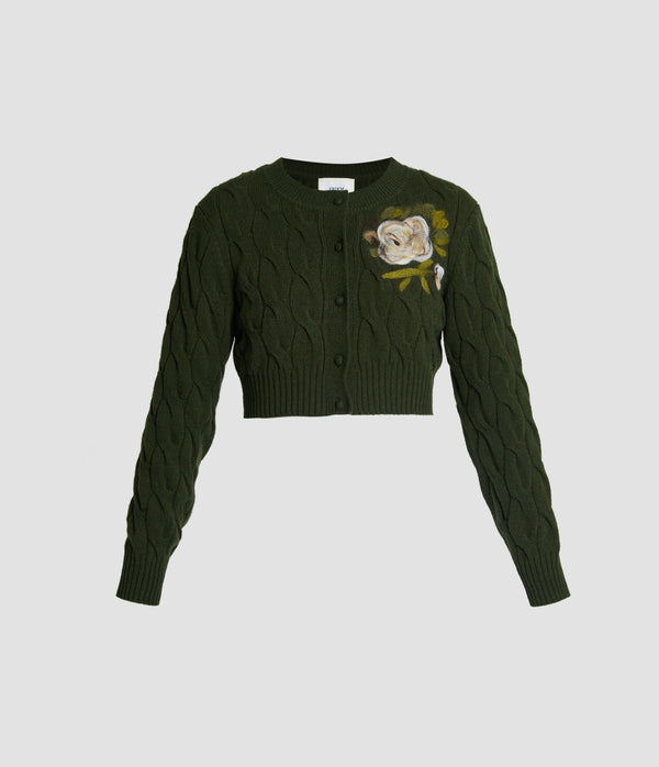 erdem Crew Neck Cardigan