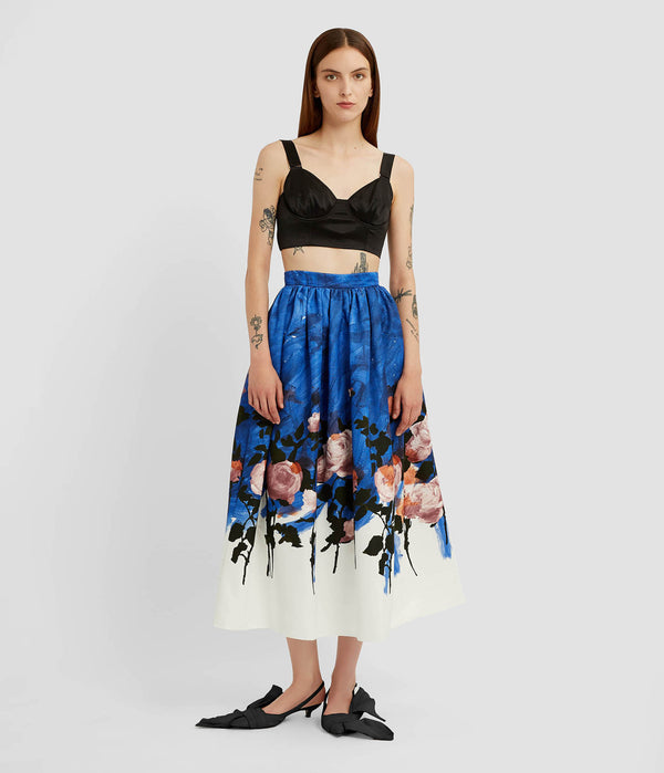 Erdem Cropped Corset Bra Top