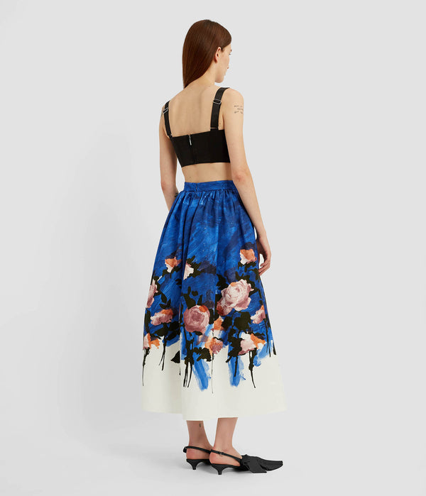 Erdem Cropped Corset Bra Top